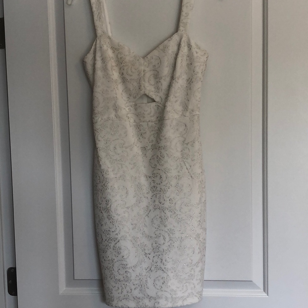 Guess bodycon white dress